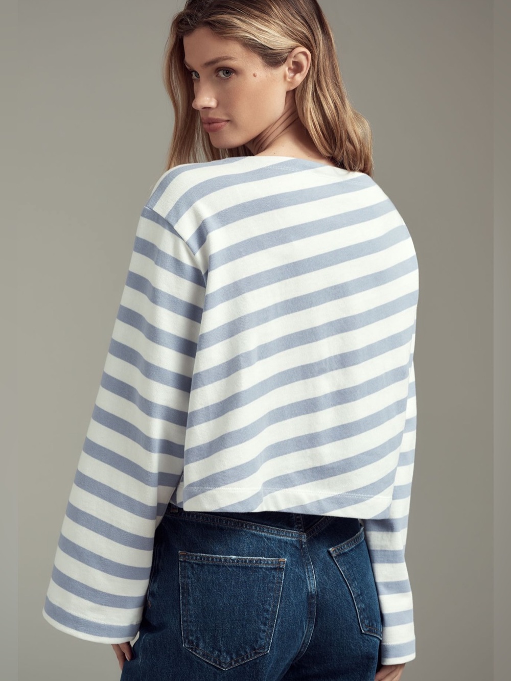 Maeve Boatneck Bell Sleeve Knit Top - Picture 2 of 6